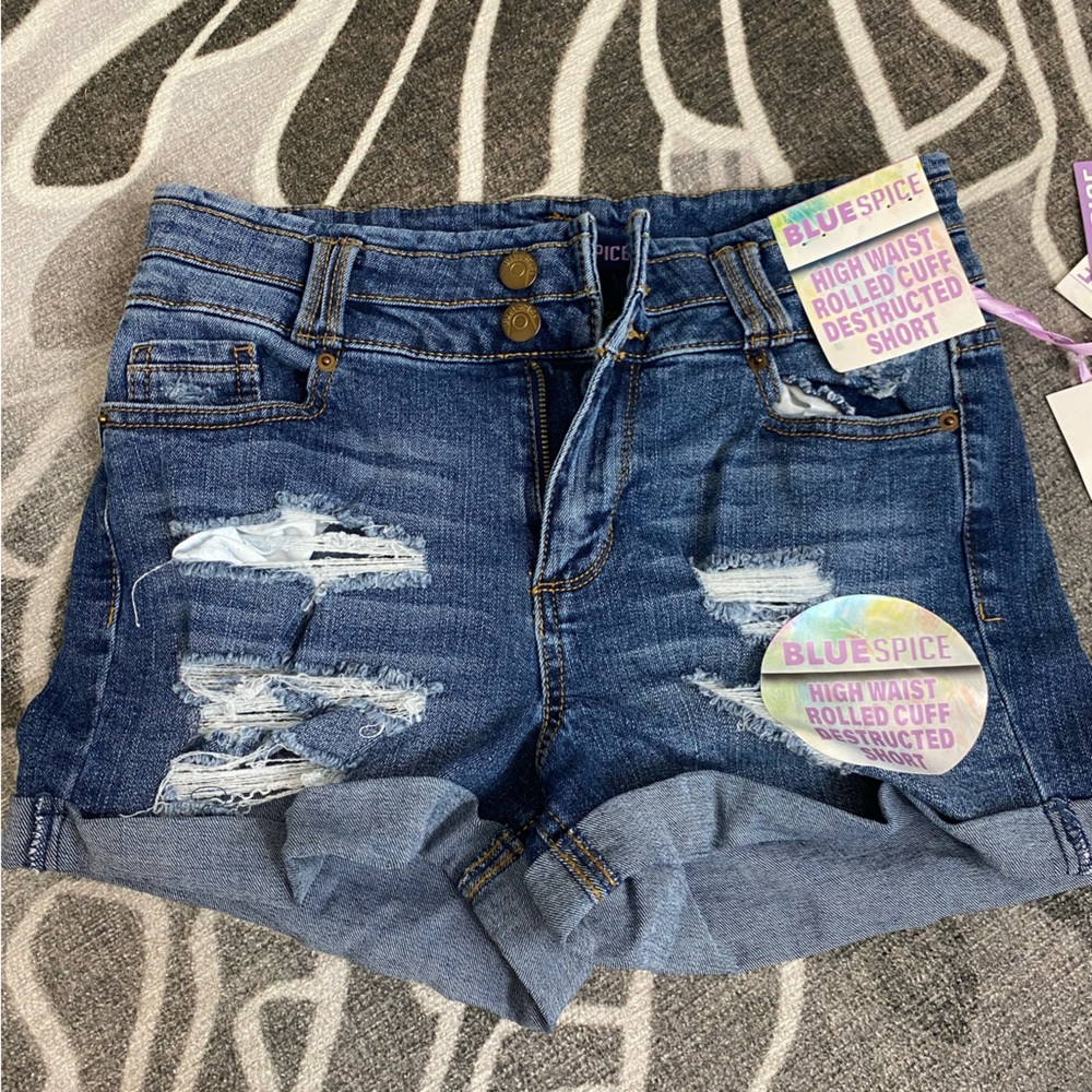 Denim shorts